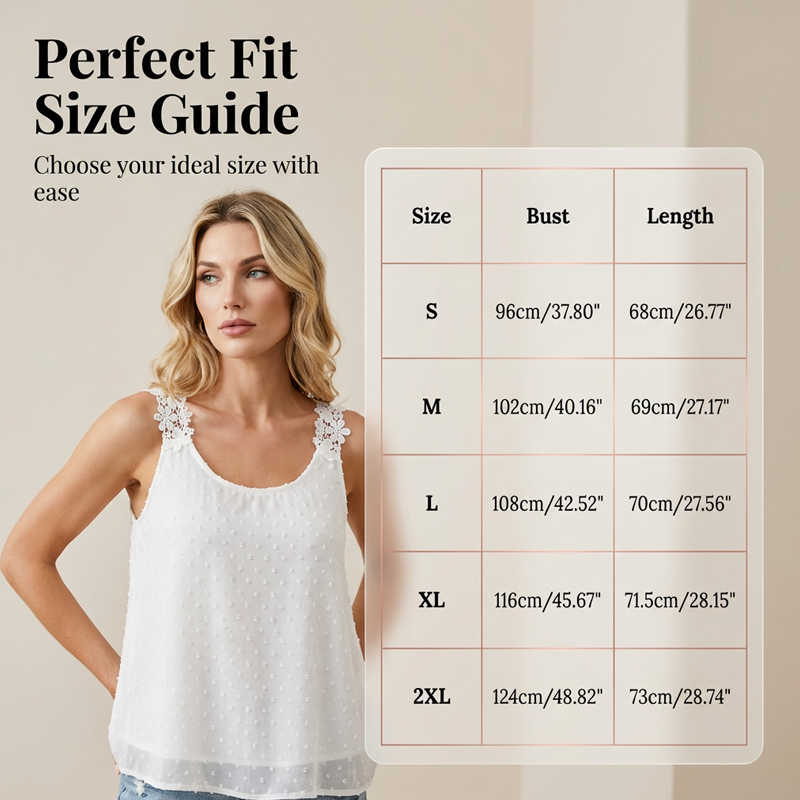 🦢🌙🎀 LIMITED-TIME 50% OFF! Elegant Dot Lace Camisole – Soft Lace Trim, Classic Polka Dots, Slimming Silhouette – Perfect for Date Nights, Parties or Office Chic 🕊️💼