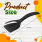 📢📢50% OFF !! ⏰2-in-1 Kitchen Spatula Tongs – Food Grade Silicone Tips, Non-Stick, Heat Resistant, Long Handle ✨