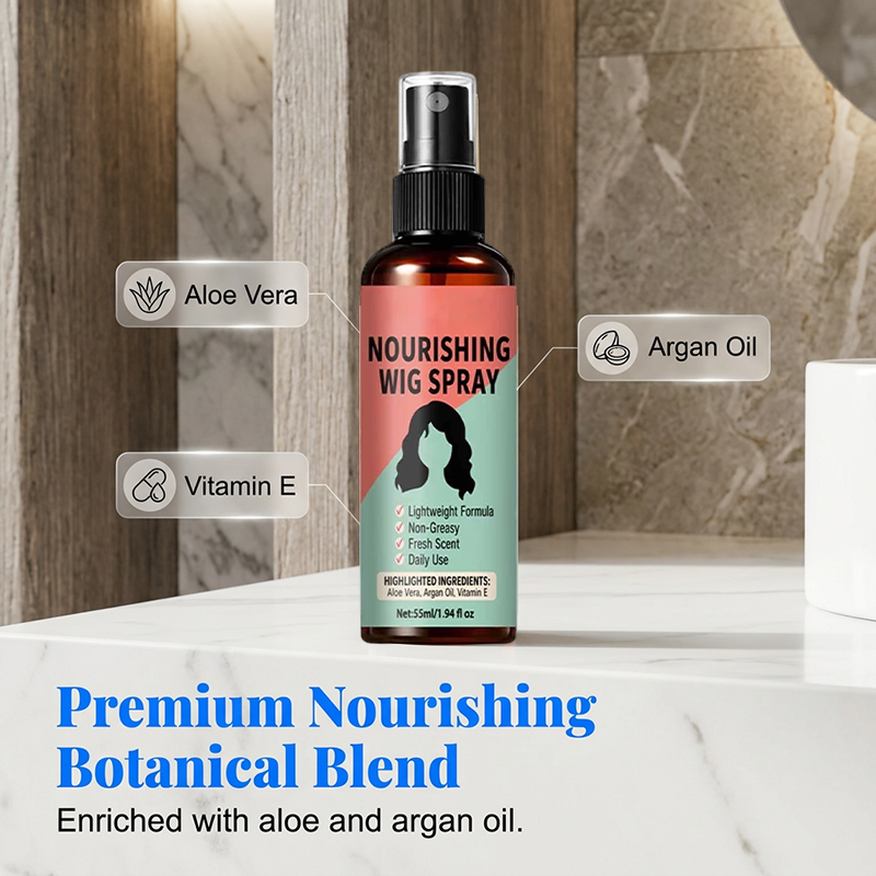 ⏳LAST DAY -💓 Buy 2 Get 1 Free | Lightweight No-Rinse Nourishing Wig Spray