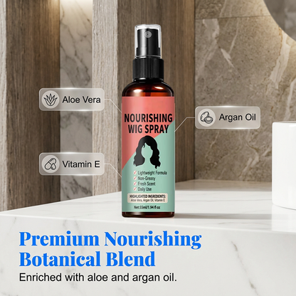 ⏳LAST DAY -💓 Buy 2 Get 1 Free | Lightweight No-Rinse Nourishing Wig Spray