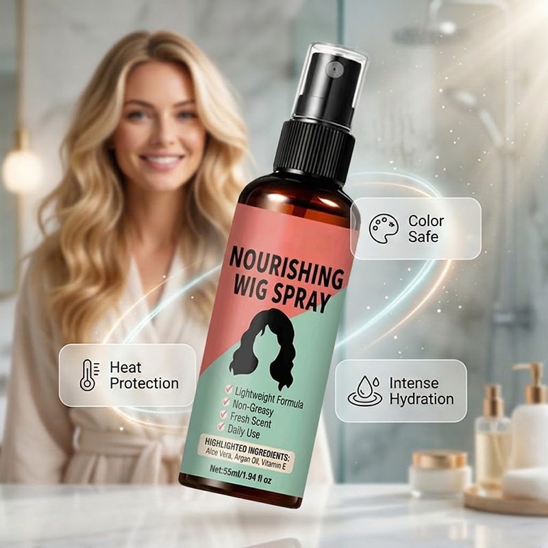 ⏳LAST DAY -💓 Buy 2 Get 1 Free | Lightweight No-Rinse Nourishing Wig Spray