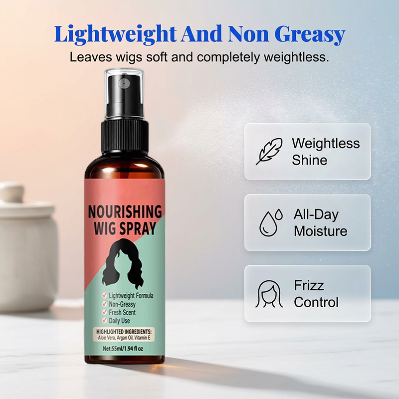 ⏳LAST DAY -💓 Buy 2 Get 1 Free | Lightweight No-Rinse Nourishing Wig Spray