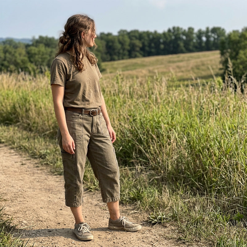 👖 50% OFF NOW! 🌿 Women's Relaxed Casual Cargo Capris – Spacious pockets & breathable fabric – Relaxed fit, perfect for warm weather – everyday comfort and utility ✨