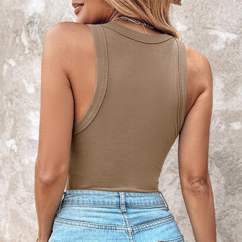 🔥Summer Bestseller🔥Women's Ribbed Tank Top with Shelf Bra