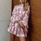 👘✨ Elegant print dress – flattering tie-waist, chic lantern sleeves! 🌟 Buy 2 get 5% off!