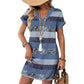 🔥LAST DAY SALE 50% OFF🌊Women's Summer Casual V-Neck T-Shirt Dress