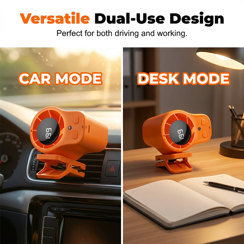 🔥Summer Bestsellers:ONLY ￡13.99!!🔥Hands-Free Personal Cooling Fan with LED Display