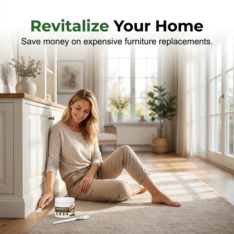 🥳2026 HOT SALE🥳💞50K+ SOLD!🛡️🪑 Furniture & Floor Repair Paste – Works on tables, cabinets & wooden floors. Covers scuffs & peeling. No more ugly scratches! 🏠✅