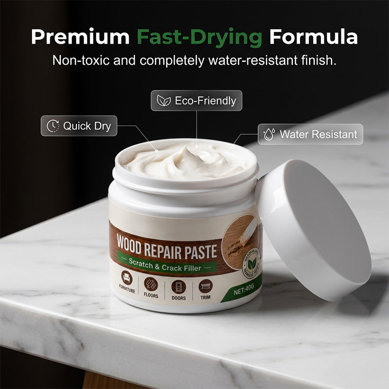 🥳2026 HOT SALE🥳💞50K+ SOLD!🛡️🪑 Furniture & Floor Repair Paste – Works on tables, cabinets & wooden floors. Covers scuffs & peeling. No more ugly scratches! 🏠✅