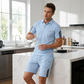 📢📢40% OFF !! ⏰Men's Casual Short-Sleeve Shorts Set