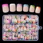🥳2026 HOT SALE🥳💞50K+ SOLD!💅✨ 50% OFF!🎁 Color Pop Press-On Nails