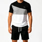 👕🩳 Men Color-Block T-Shirt and Shorts Set – 50% OFF! Bold color-block design, relaxed fit, breathable fabric – your go-to summer set. 🔥☀️