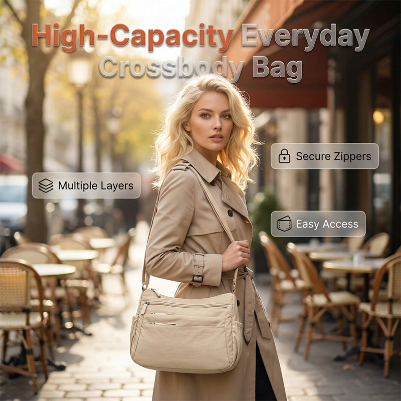 🔥HOT SALE 50% OFF – Everyday Crossbody Bag | Ultimate Pocket Organization, Weatherproof, Lightweight 🎒 Surprisingly Spacious Interior – Commute & Travel Ready ✨
