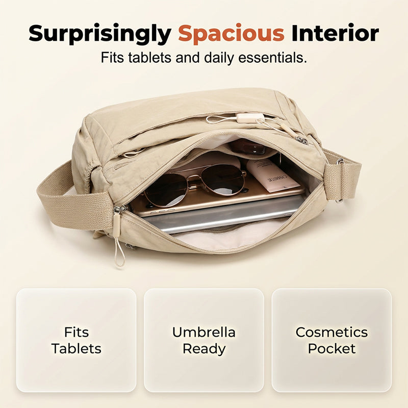 🔥HOT SALE 50% OFF – Everyday Crossbody Bag | Ultimate Pocket Organization, Weatherproof, Lightweight 🎒 Surprisingly Spacious Interior – Commute & Travel Ready ✨