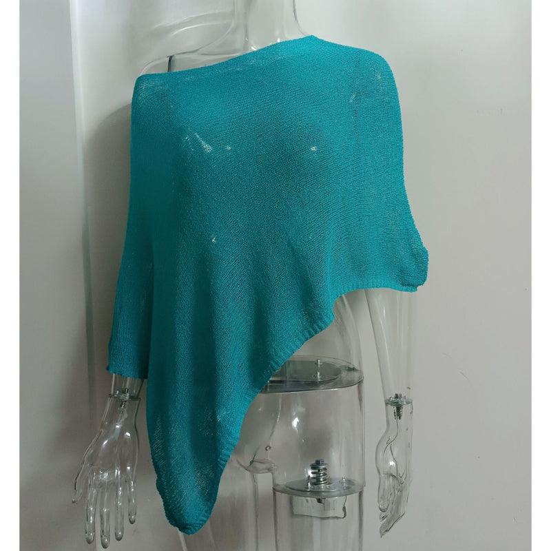 🌺Summer Hot Sale 50% OFF💐Women's Hollow Out Knit Shawl Poncho