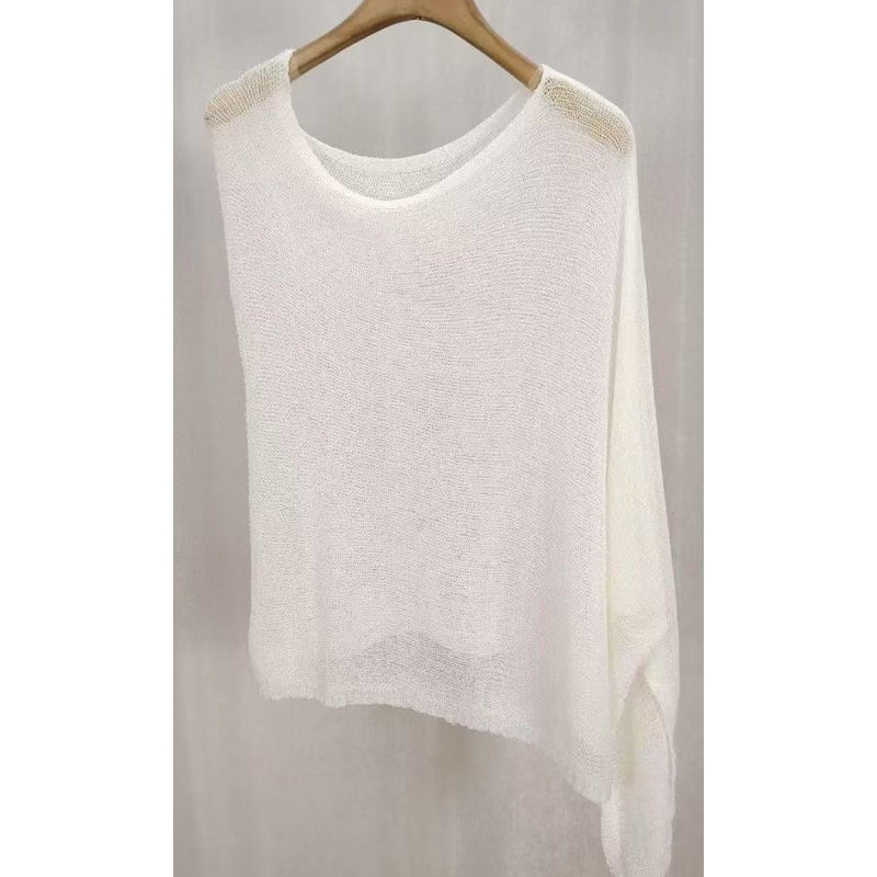 🌺Summer Hot Sale 50% OFF💐Women's Hollow Out Knit Shawl Poncho