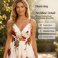 🌺 NEW ARRIVAL 👗 Women’s Floral Maxi Dress – Adjustable Thin Straps, Flowing Silhouette & Summer Elegance ✨