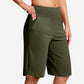 🧘 Waist-Defining Yoga Shorts — Core Support | Wide Waistband | Comfortable All-Day Hold