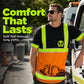 👷 50% OFF! 🦺 High-Visibility Work T-Shirt – Fluorescent Panels, Reflective Stripes, and Breathable Fabric – Ideal for Construction Sites, Roadwork, and Outdoor Projects – Sizes XS to 6XL ✨💪