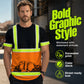 👷 50% OFF! 🦺 High-Visibility Work T-Shirt – Fluorescent Panels, Reflective Stripes, and Breathable Fabric – Ideal for Construction Sites, Roadwork, and Outdoor Projects – Sizes XS to 6XL ✨💪