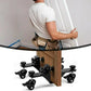 🚪50% OFF NOW! Saker Door Panel Installation Kit, Heavy‑Duty Door Installation Tool with Rolling Wheels, Labor‑Saving Helper Bracket for Easy Interior & Exterior Door Hanging