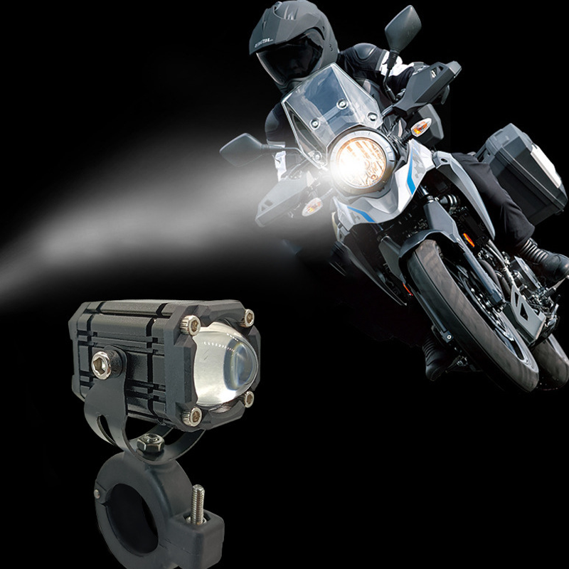 🏍️ Universal Motorcycle LED Spotlights – Dual Beam & All-Weather Waterproof 💡