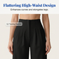 🏆 Last Day Special Price £19.99 ! 👖Women High Waist Solid Wide Leg Trousers – Slimming Long Straight Cut & Wrinkle Resistant Fabric 💕