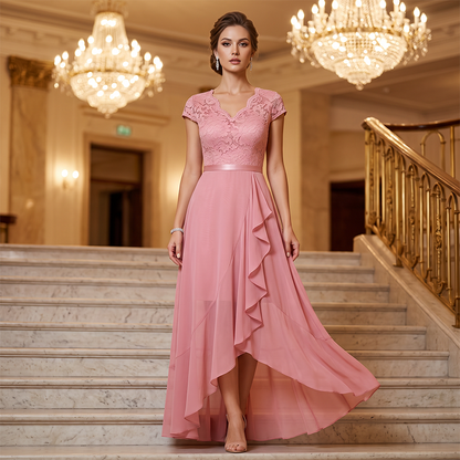 💖Last Day 50% OFF💃✨Elegant Lace Evening Dress – Romantic lace, flattering silhouette👗