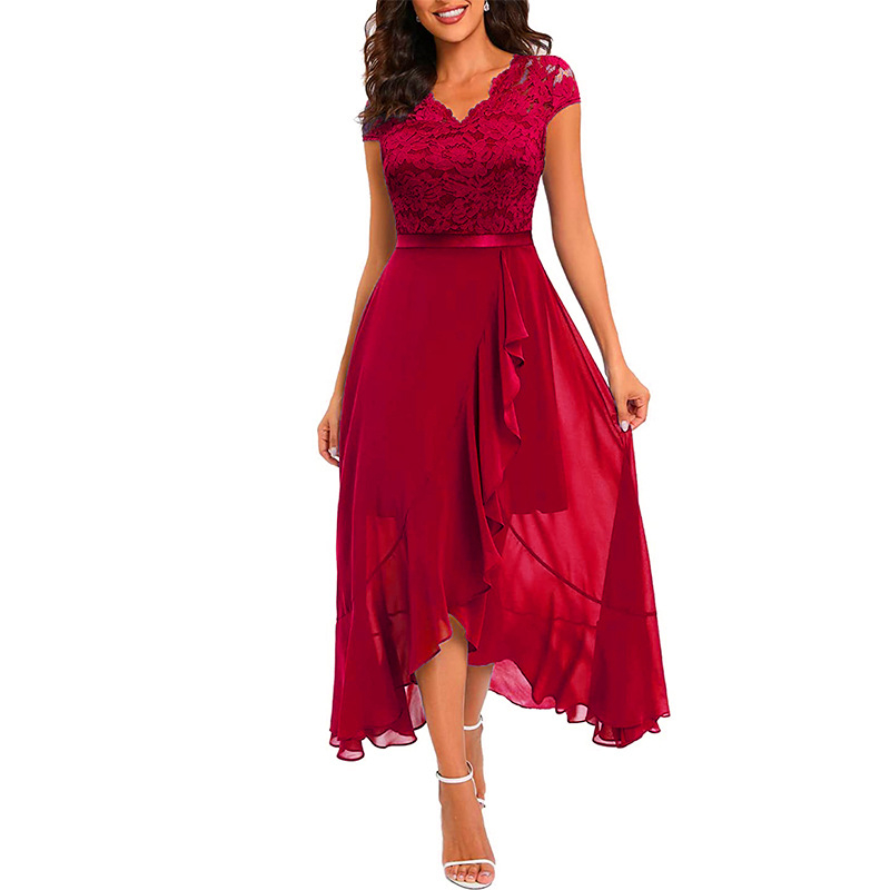 💖Last Day 50% OFF💃✨Elegant Lace Evening Dress – Romantic lace, flattering silhouette👗