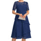🌸👗✨ LIMITED TIME 50% OFF! Women’s Elegant Plus Size Lace Tiered Midi Dress – Breathable Chiffon, Flattering High Waist and Occasion Ready Style