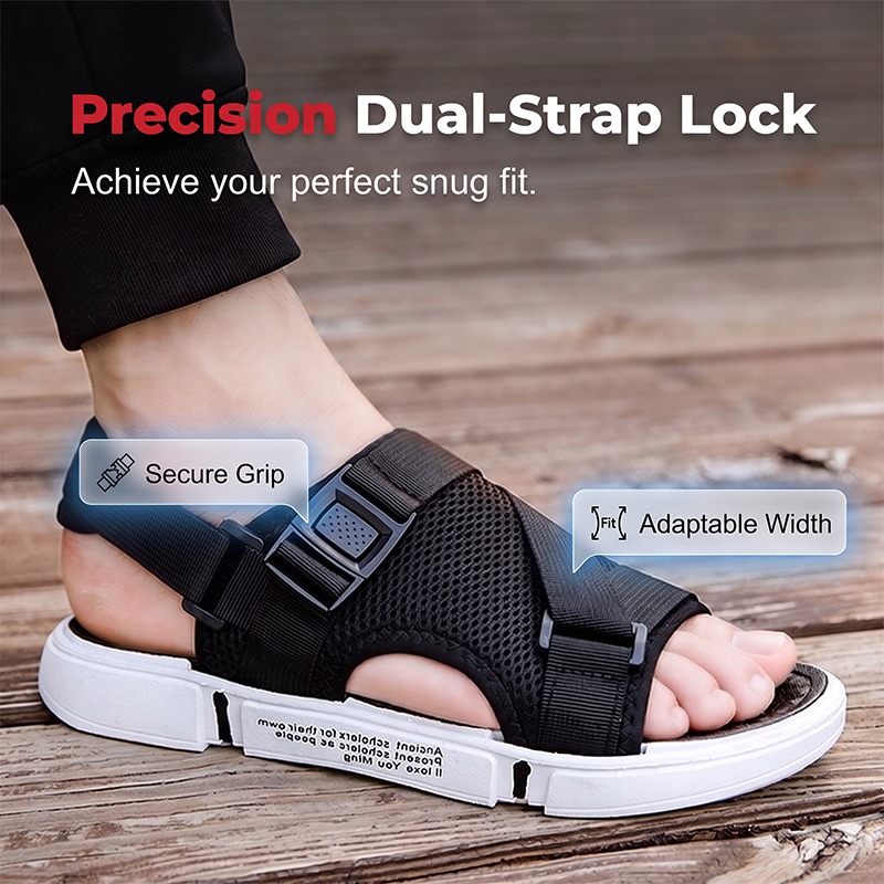🎉 2026 Sale — Over 29,500 Sold! 👣 Unisex Mesh Sport Sandals – Cool Steps, Rugged Grip 🌲
