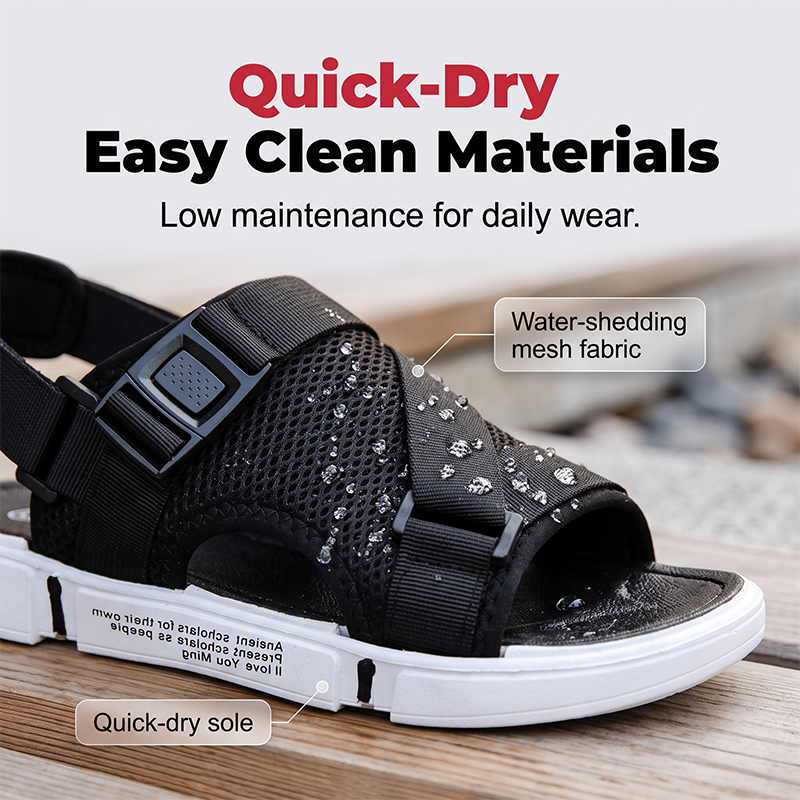 🎉 2026 Sale — Over 29,500 Sold! 👣 Unisex Mesh Sport Sandals – Cool Steps, Rugged Grip 🌲