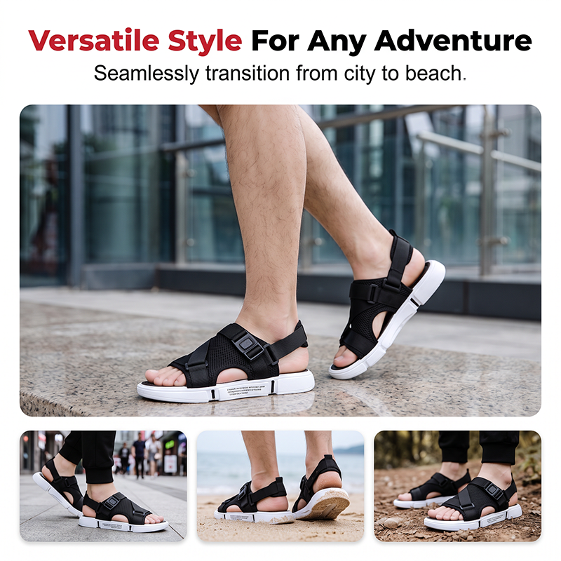🎉 2026 Sale — Over 29,500 Sold! 👣 Unisex Mesh Sport Sandals – Cool Steps, Rugged Grip 🌲