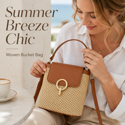 🔥2026 Hot Sale 50% OFF✨⚡ 50K+ SOLD! 🎁Women Straw Crossbody Handbag