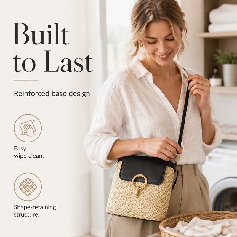 🔥2026 Hot Sale 50% OFF✨⚡ 50K+ SOLD! 🎁Women Straw Crossbody Handbag