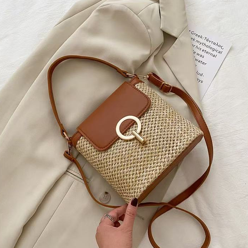 🔥2026 Hot Sale 50% OFF✨⚡ 50K+ SOLD! 🎁Women Straw Crossbody Handbag