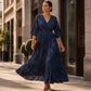 📢📢50% OFF !! ⏰Women's Elegant V-Neck Printed Dress