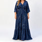 📢📢50% OFF !! ⏰Women's Elegant V-Neck Printed Dress