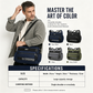 👜 LIMITED-TIME 50% OFF! Men's Large Capacity Multi-Pocket Crossbody Bag, Water Resistant Nylon Casual Messenger Shoulder Bag