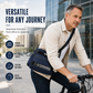 👜 LIMITED-TIME 50% OFF! Men's Large Capacity Multi-Pocket Crossbody Bag, Water Resistant Nylon Casual Messenger Shoulder Bag