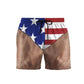 Men's Patriotic Printed Swim Trunks