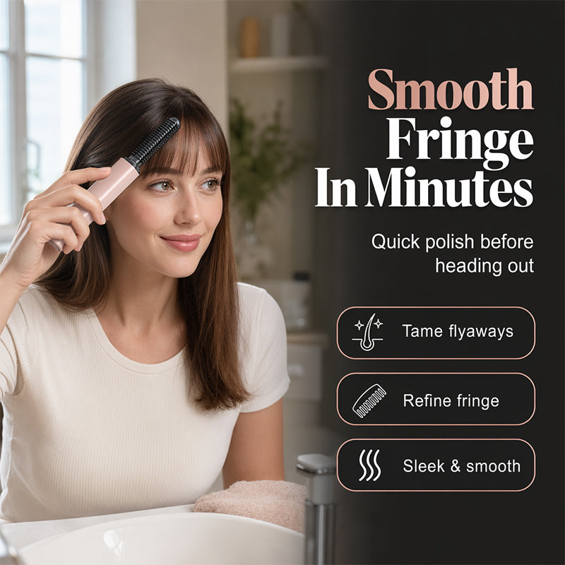 💇 LAST DAY — 50% OFF! ✨ Portable Wireless Mini Hair Styler with Comb | Quick Touch-Ups & More Volume | Compact Styling Tool for Everyday Hair