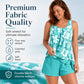 🏖️2026 Summer Hot Sale ￡13.99!!🏝️Women's Floral Print Tankini Two-Piece Swimsuit