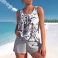 🏖️2026 Summer Hot Sale ￡13.99!!🏝️Women's Floral Print Tankini Two-Piece Swimsuit