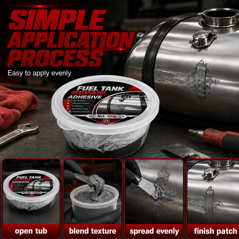 🔥🛠️This Week's Special Price:£9.99‼️Fuel Tank Repair Adhesive – Permanent Leak Fix, Resistant to Oil & Fuel⛽