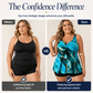 🎁2026 New Arrivals 50% OFF💥Plus-Size Swimdress – Marble Print & Tummy Control Design