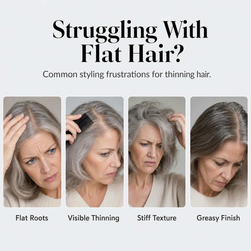 🎉50% Off! 👩 Peach-scented volumizing & setting spray—for lightweight, bouncy hair and long-lasting hold4