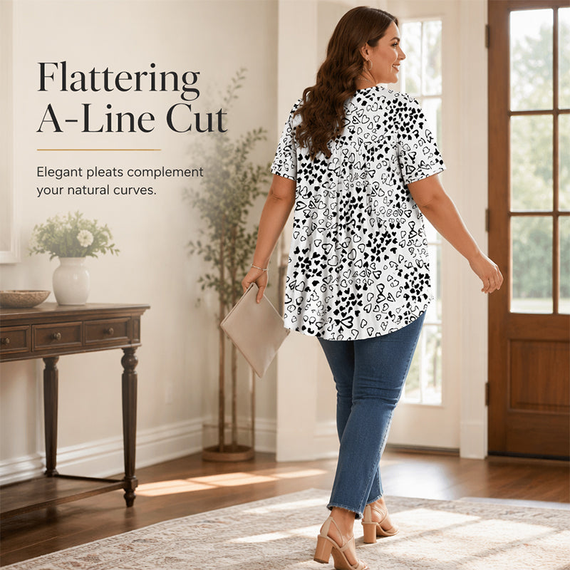 👕Flowy Floral Tunic Tee🏵️