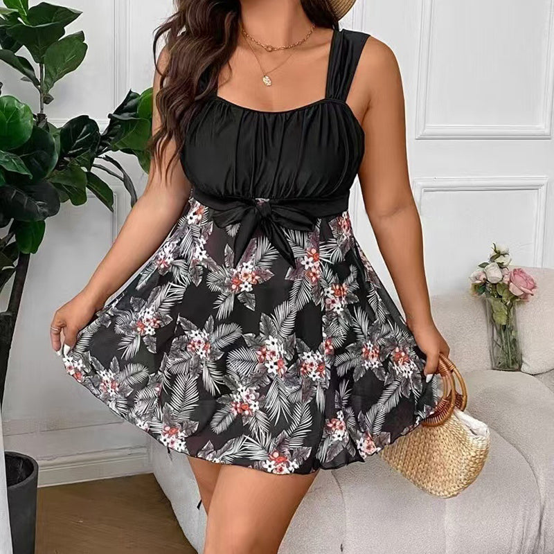 🏖️ New Arrivals 50% OFF✨Skirted Tankini Set – Tummy Control Plus Size Fit 💙
