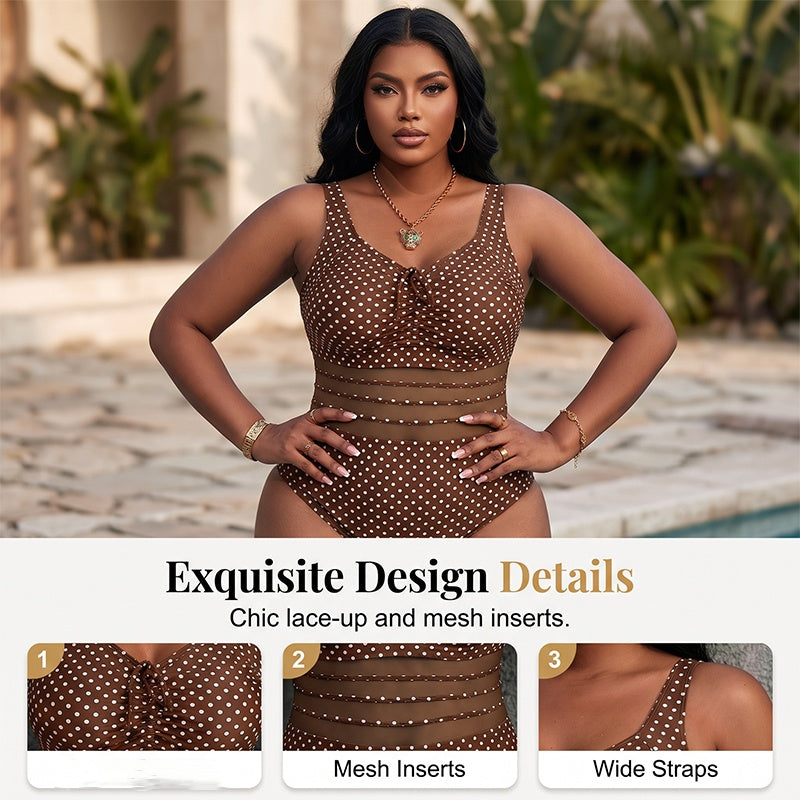 ⏳Time-Limited Special⏰Polka Dot Swimsuit – Tummy Control & Vintage Retro Fit